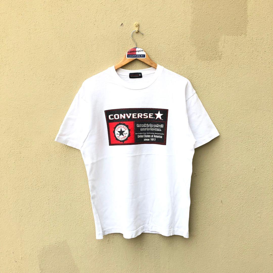 Converse vintage 90s t shirt discount