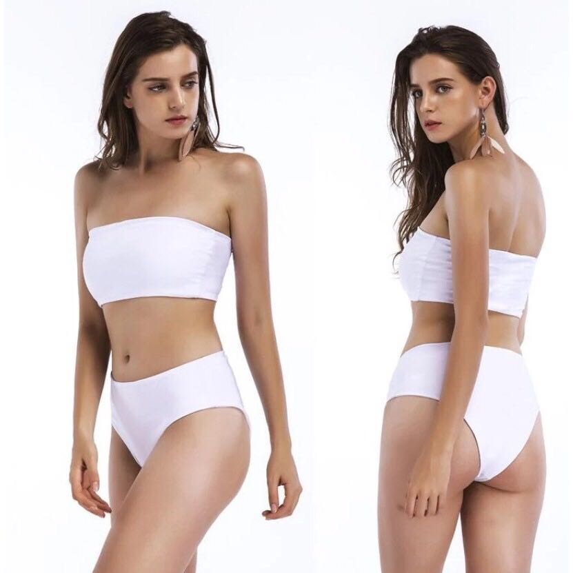 Bandeau two piece swimsuit Outlet