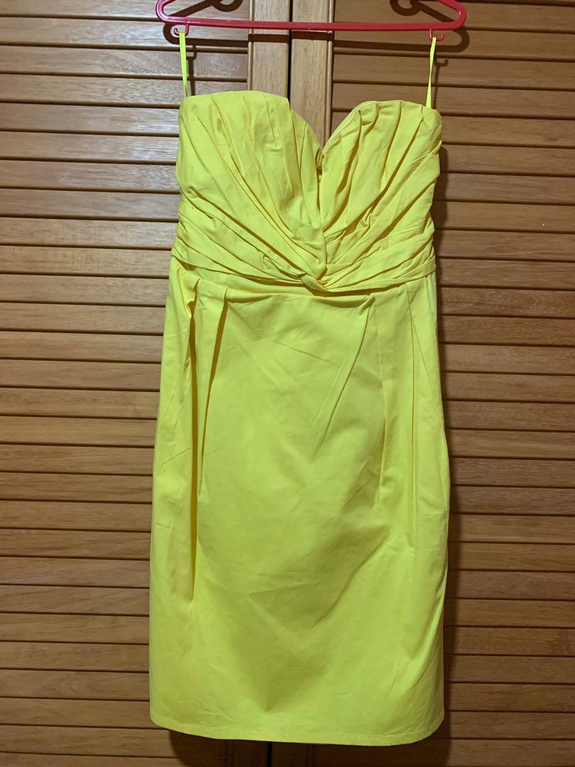 coast yellow dress