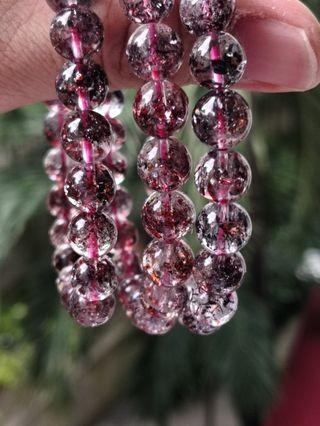 Premium red super seven bracelet 8mm plus 