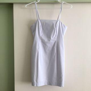 White mini dress