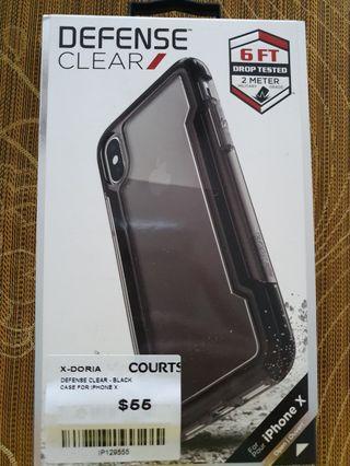 iPhone X Case Defense Clear