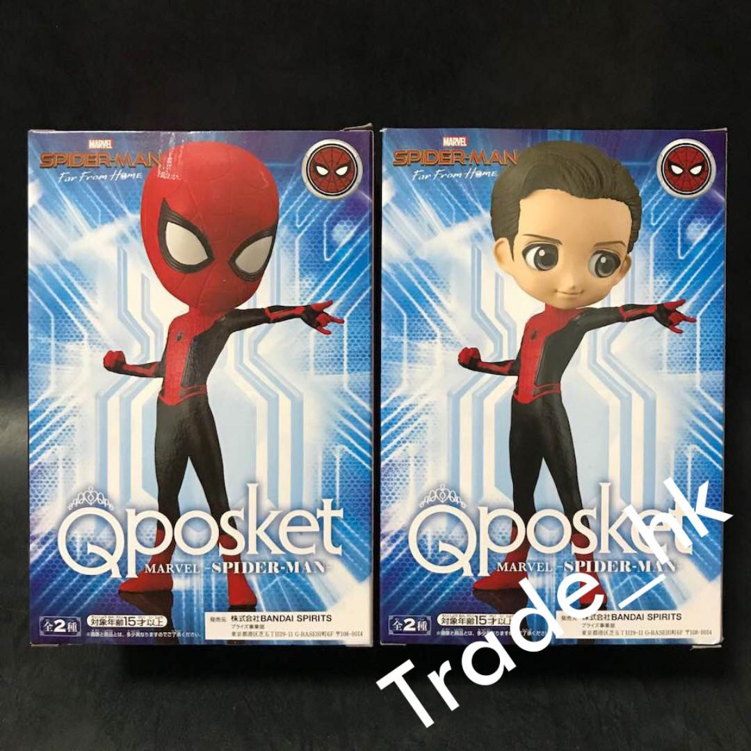 19年7月新貨！全新未開封日版Banpresto Q-posket 蜘蛛俠Spider-Man 復仇者聯盟Avengers Marvel,  興趣及遊戲, 玩具 遊戲類- Carousell