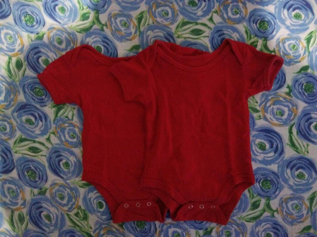 plain red onesie
