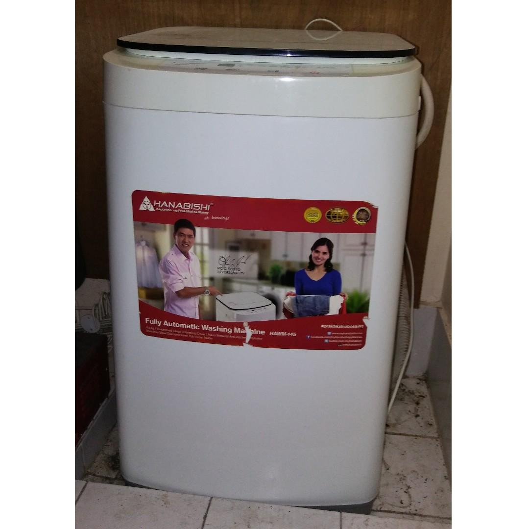 4 5 Kg Hanabishi Smallest Fully Automatic Washing Machine Tv Home Appliances Washing Machines And Dryers On Carousell