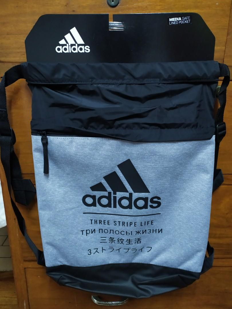 Adidas amplifier sales blocked drawstring backpack