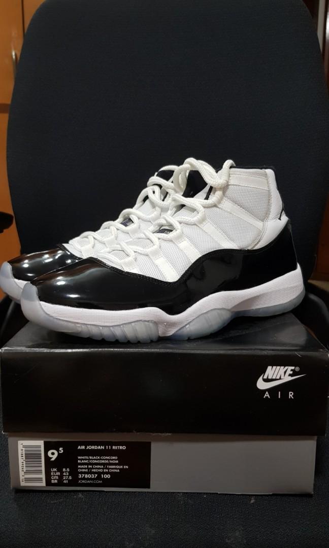 Air Jordan 11 Concord, Men's Fashion, Footwear, Sneakers on Carousell