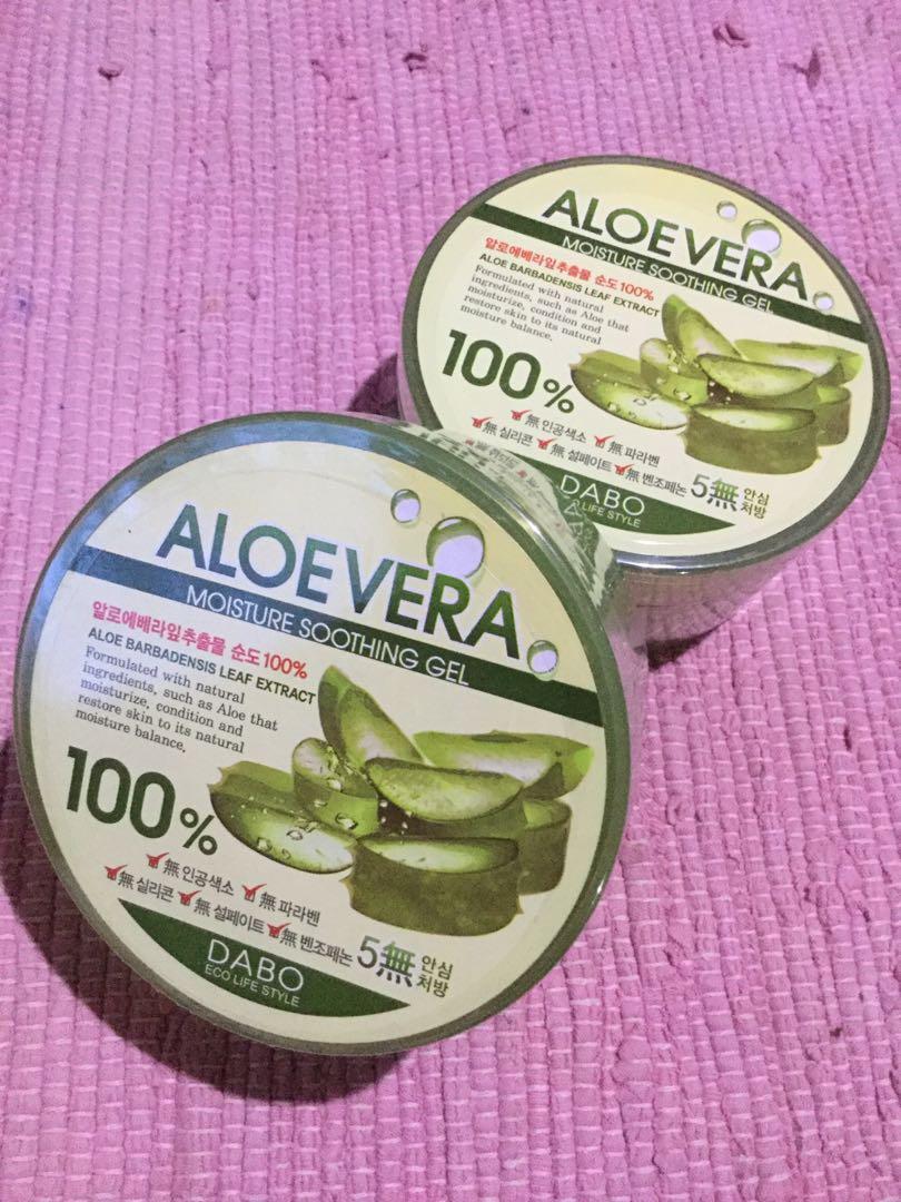 Aloe Vera Moisture Soothing Gel 100%, Beauty & Personal Care, Face ...