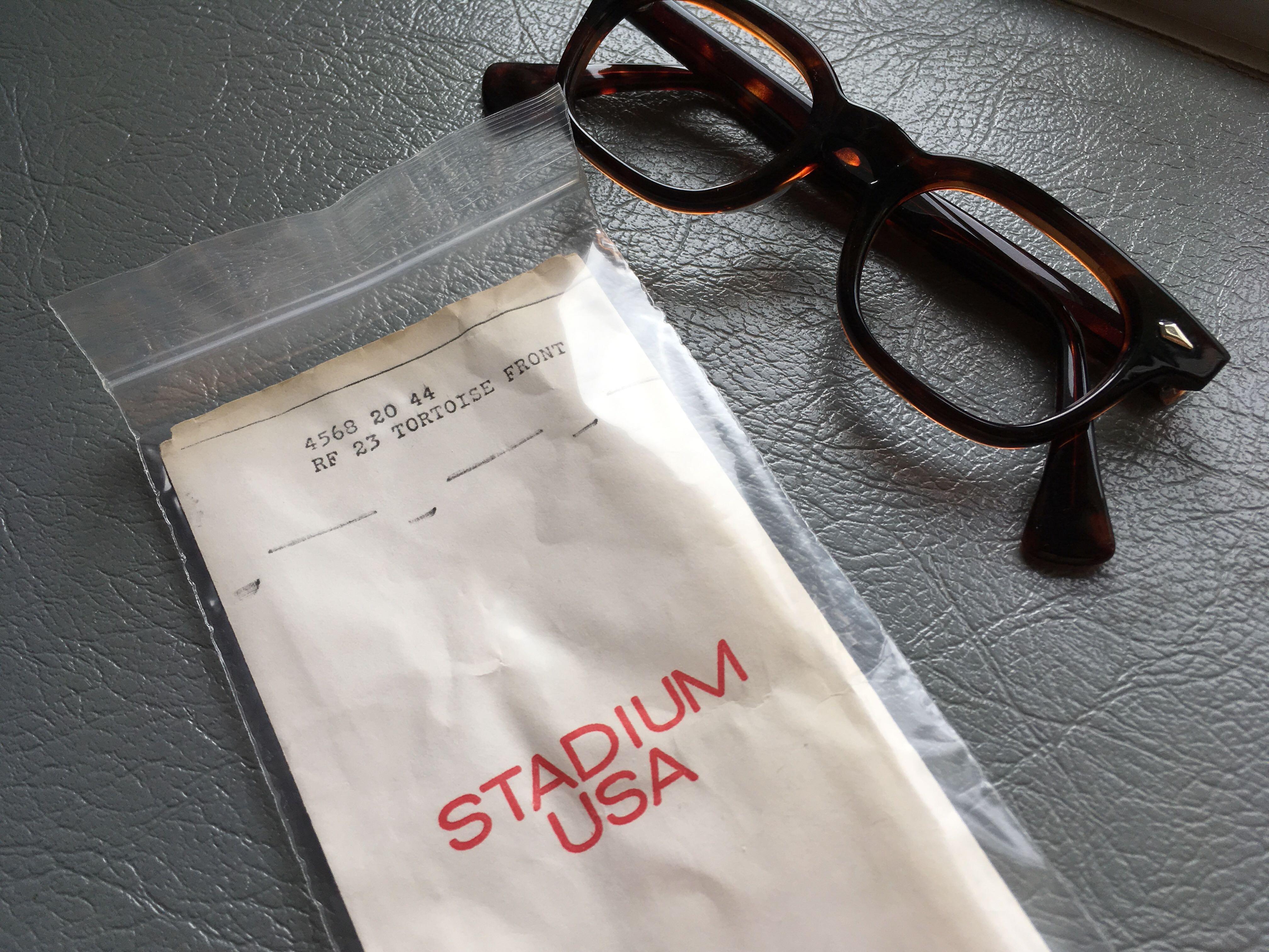 古董AO American Optical Stadium 44 20 tart-alike Vintage 眼鏡, 男