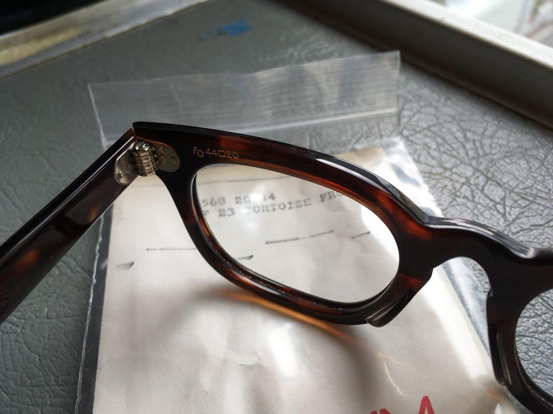 古董AO American Optical Stadium 44 20 tart-alike Vintage 眼鏡, 男