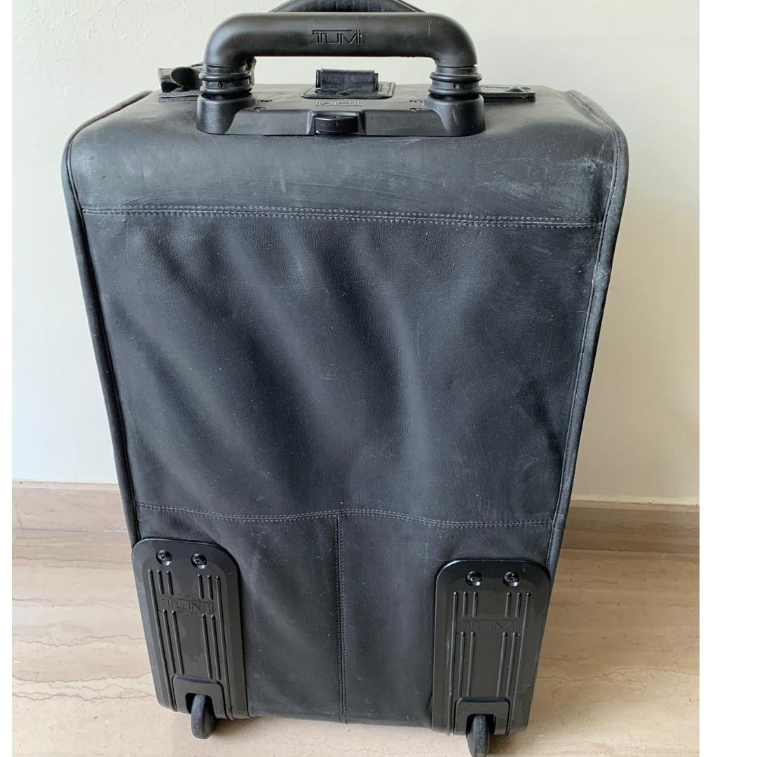 Authentic Tumi full leather Cabin luggage Bag, Men's Fashion, Bags