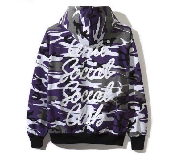 Purple camo hoodie store mens