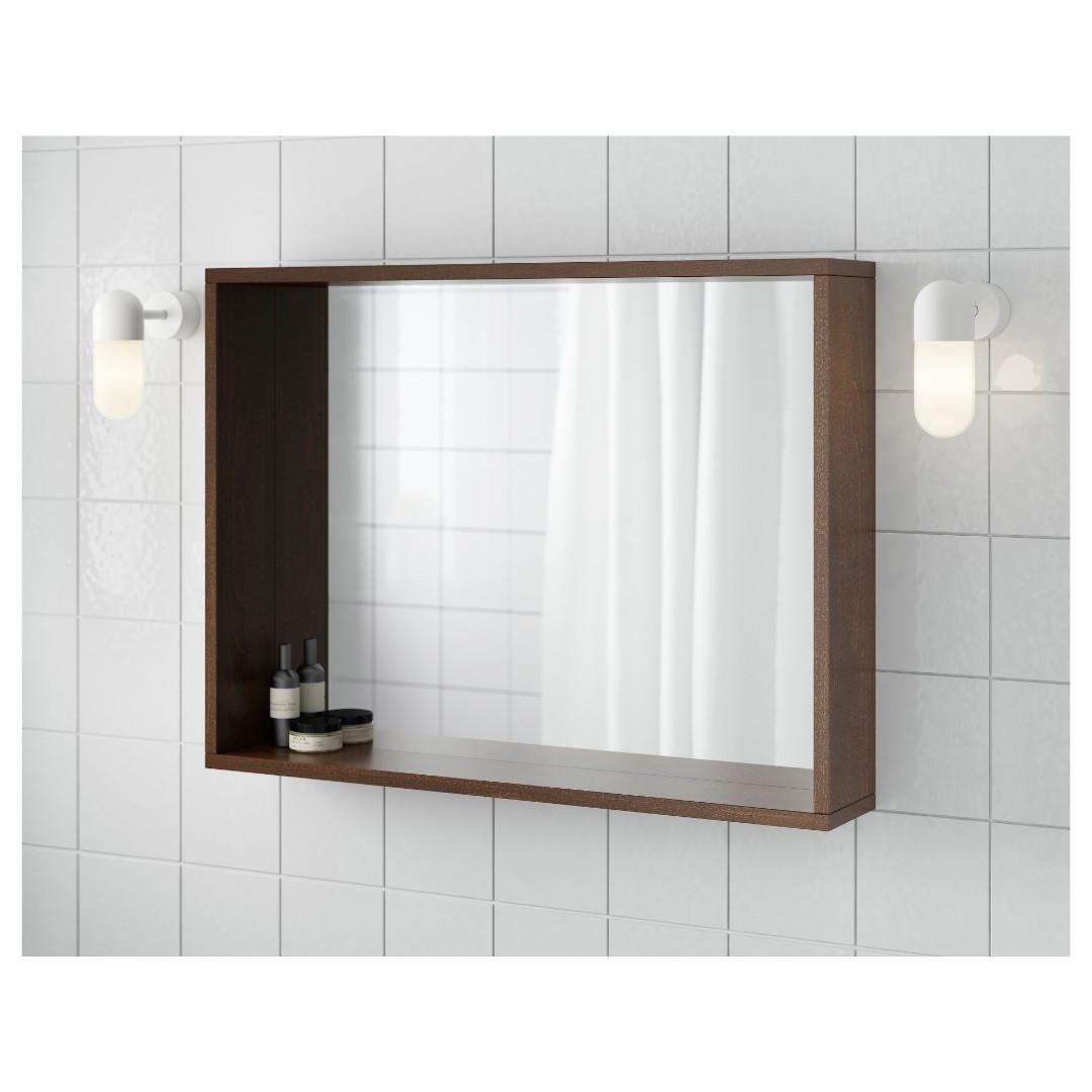 Brand New Ikea Molger Bathroom Mirror Shelf