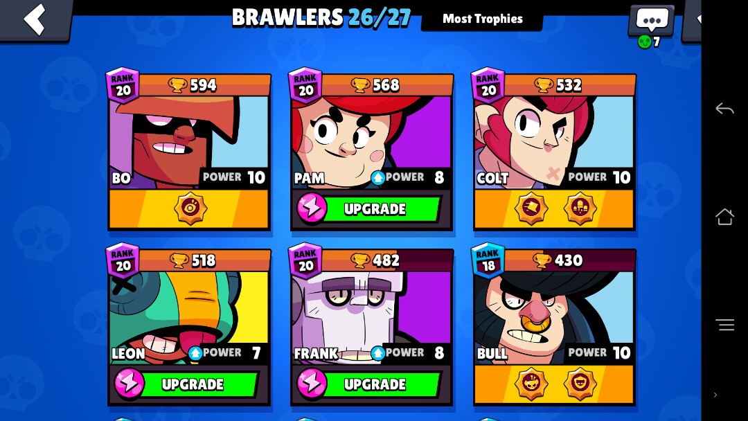 Brawl Stars Account 9 4k With A Lot Of Skins Only Cash Toys