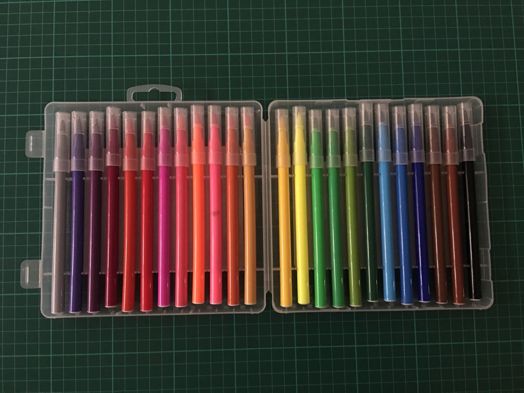 Calligraphy Markers Set of 24, Hobbies & Toys, Stationary & Craft