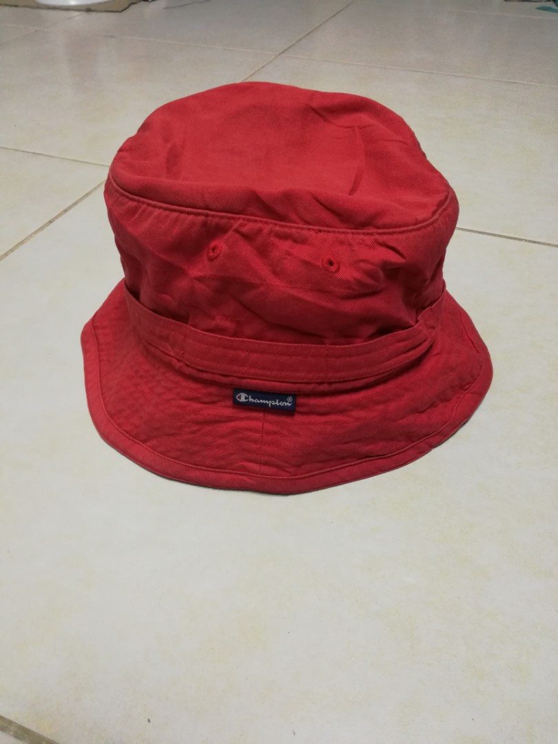 red champion bucket hat