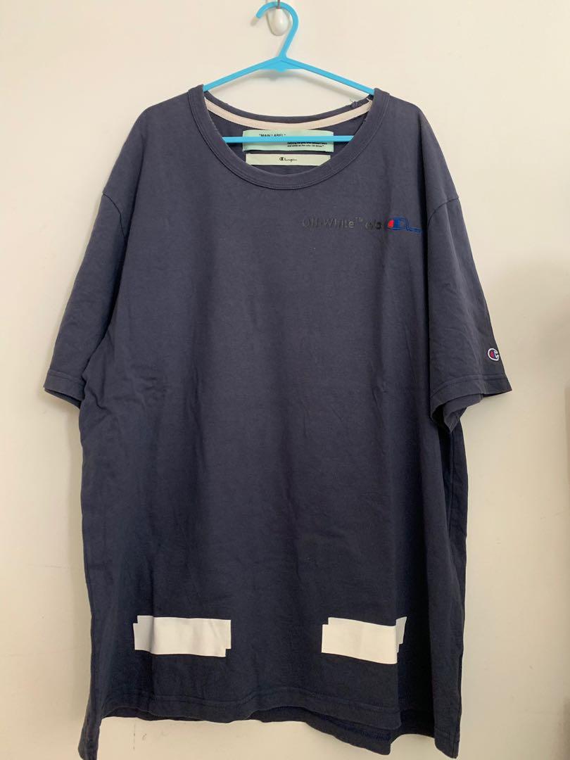 clearance* off white champion navy, Men 