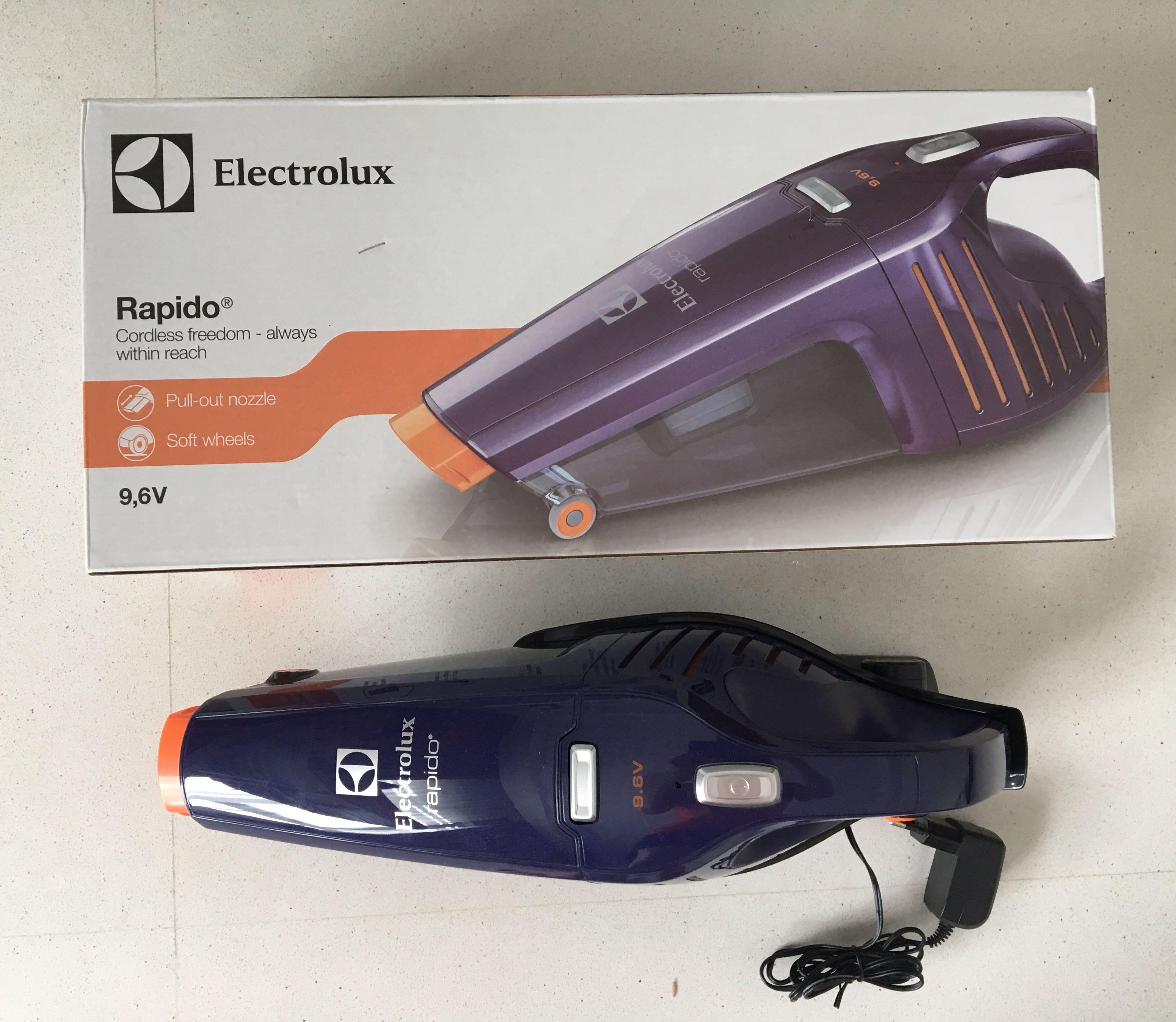 Cordless Handheld Vacuum Electrolux rapido, TV & Home Appliances, Vacuum Cleaner & Housekeeping
