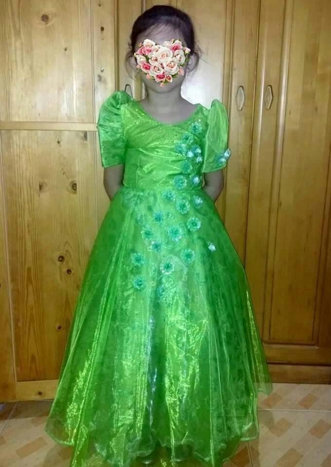 Customized Filipiniana ball gown for Kids