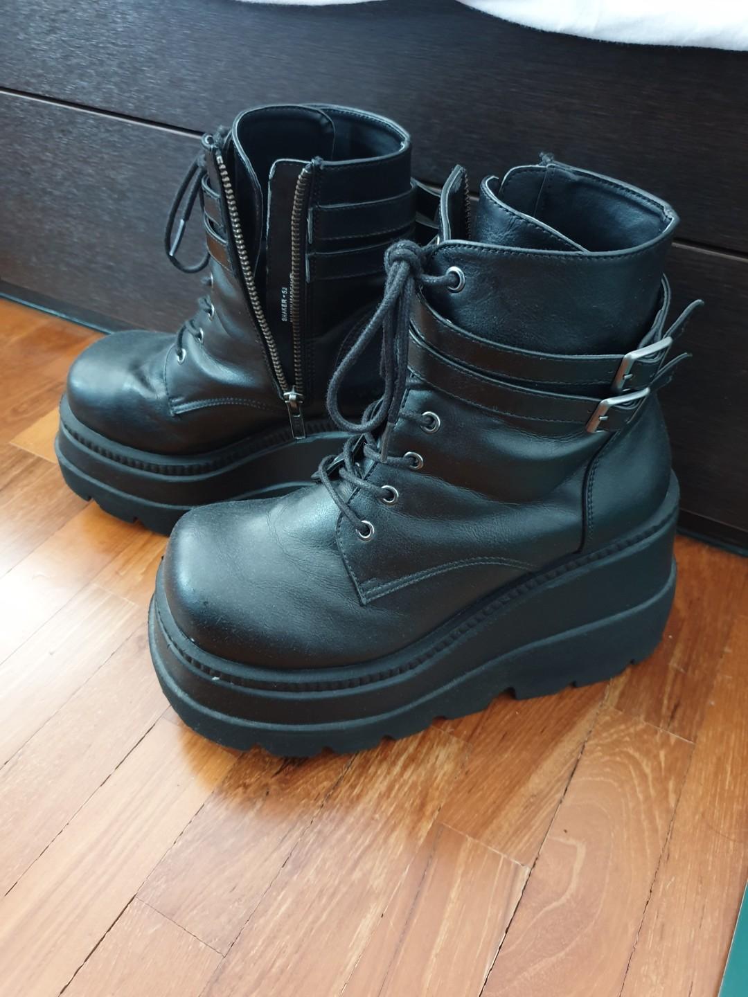 demonia technopagan boots