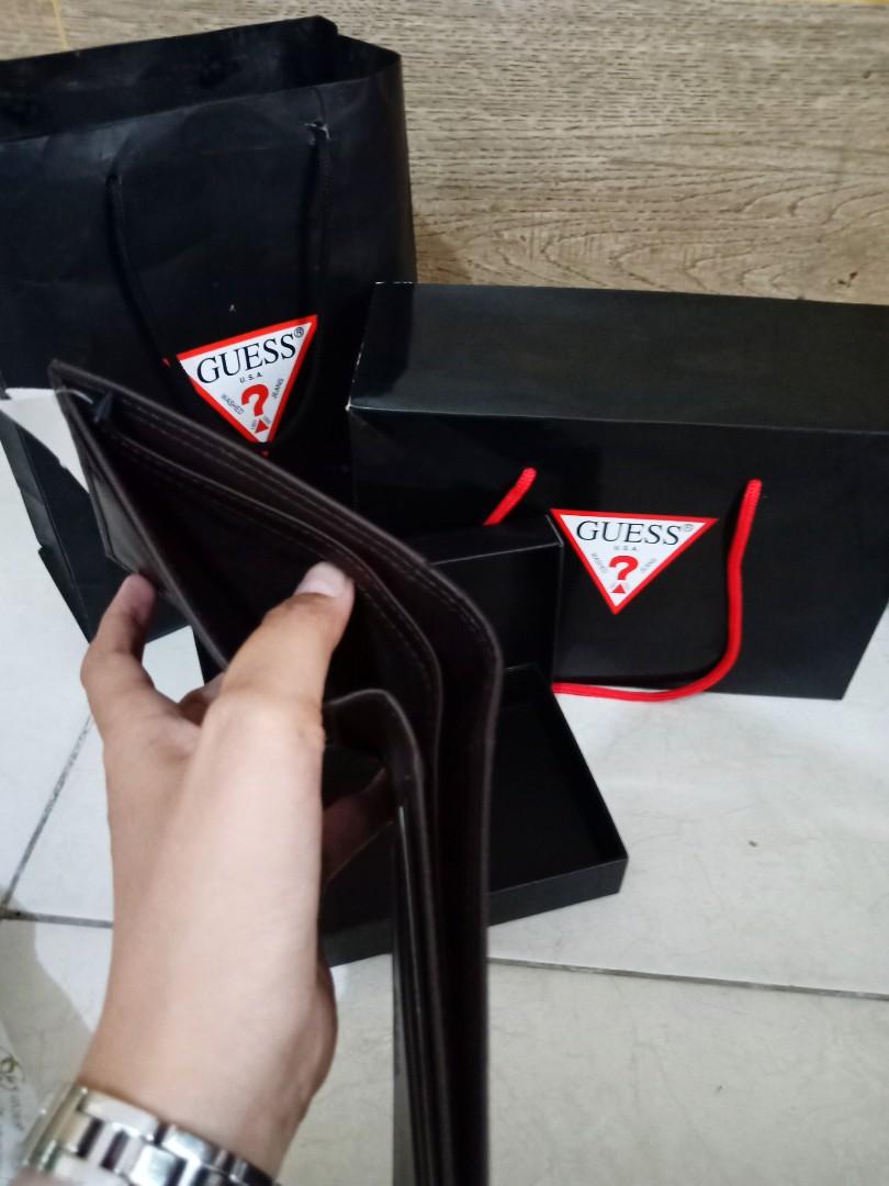 Dompet Guess Pria Original Dompet Cowok Guess Original Paper Bag Fesyen Pria Tas Dompet