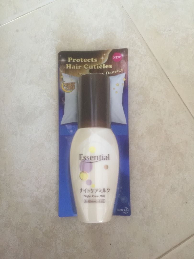 Essential Night Care Milk Hair Treatment Health Beauty Hair