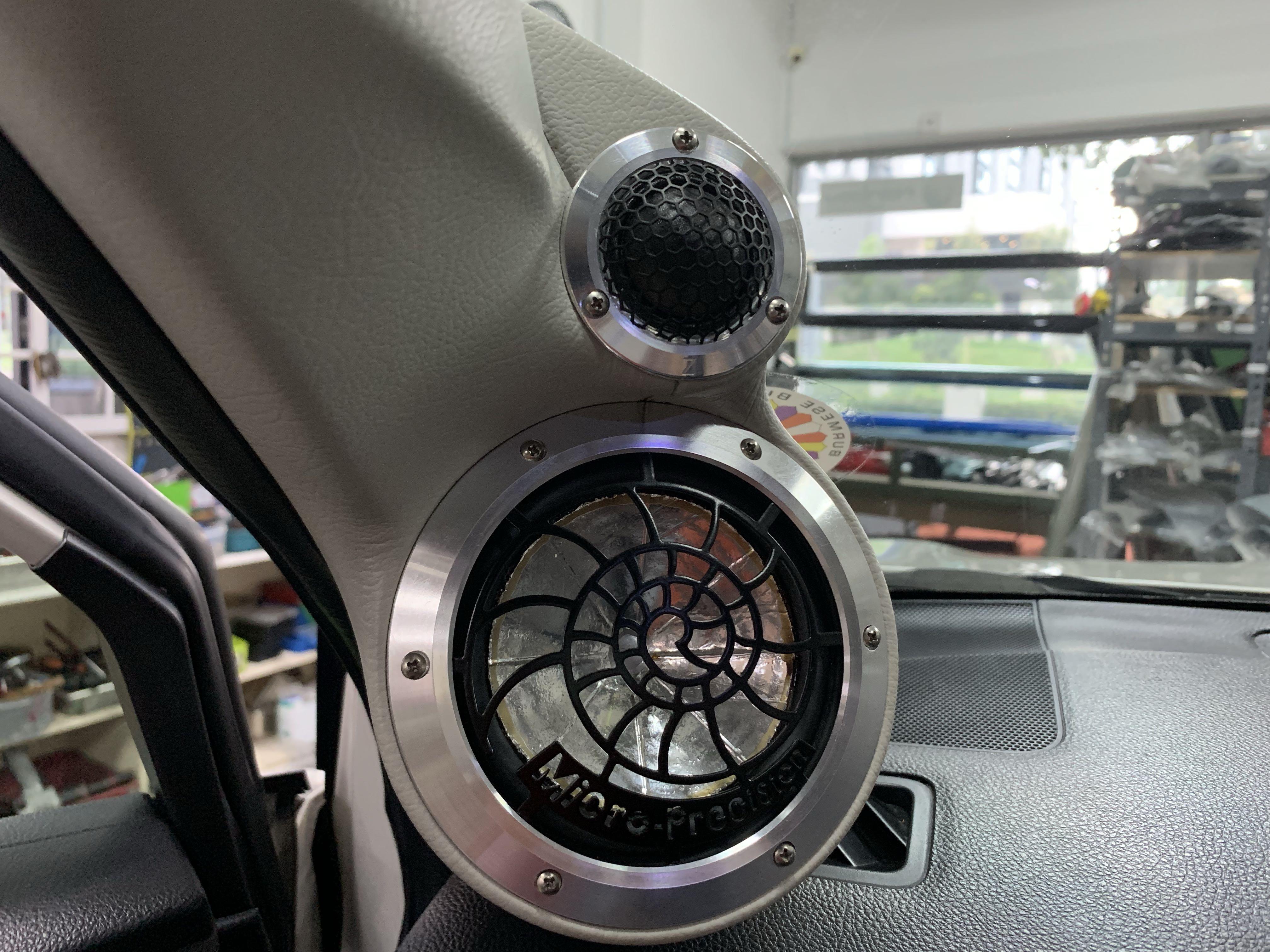 Forester XT (fibre glass) A pillar speaker pods, Car Accessories