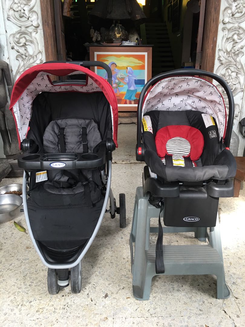 Graco Travel System + Safety 1st Carrier+ Fisher Price Rocker/Cradle