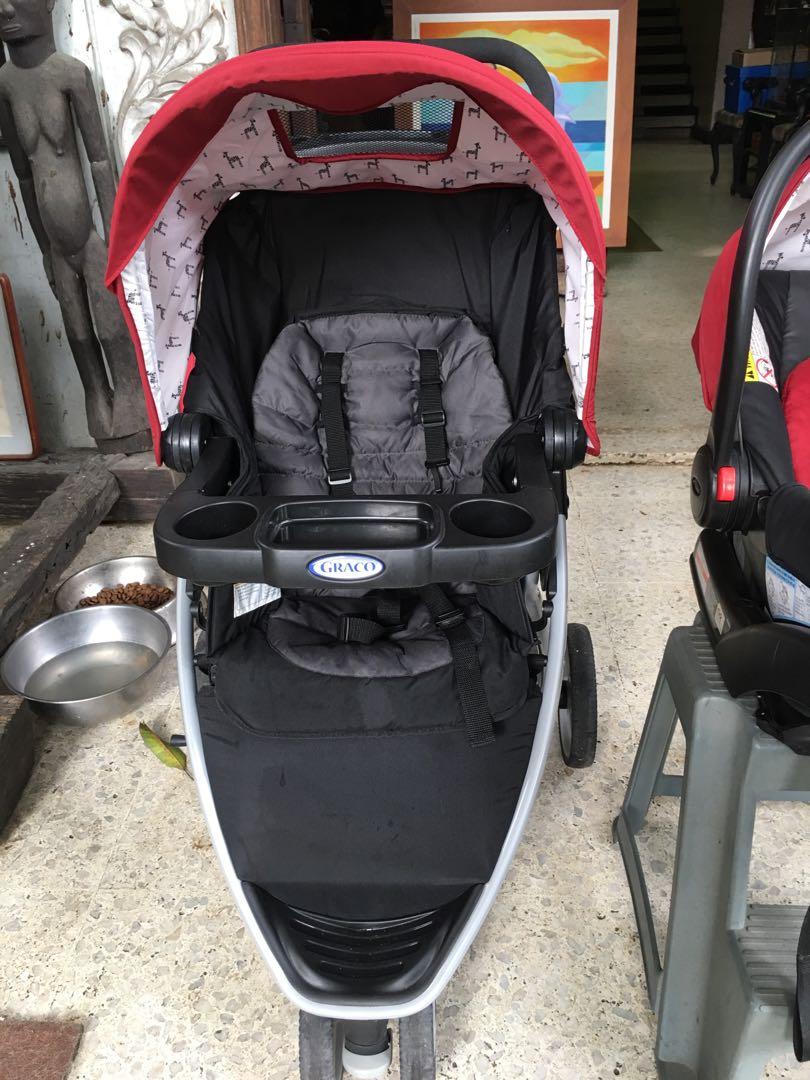 Graco Travel System + Safety 1st Carrier+ Fisher Price Rocker/Cradle