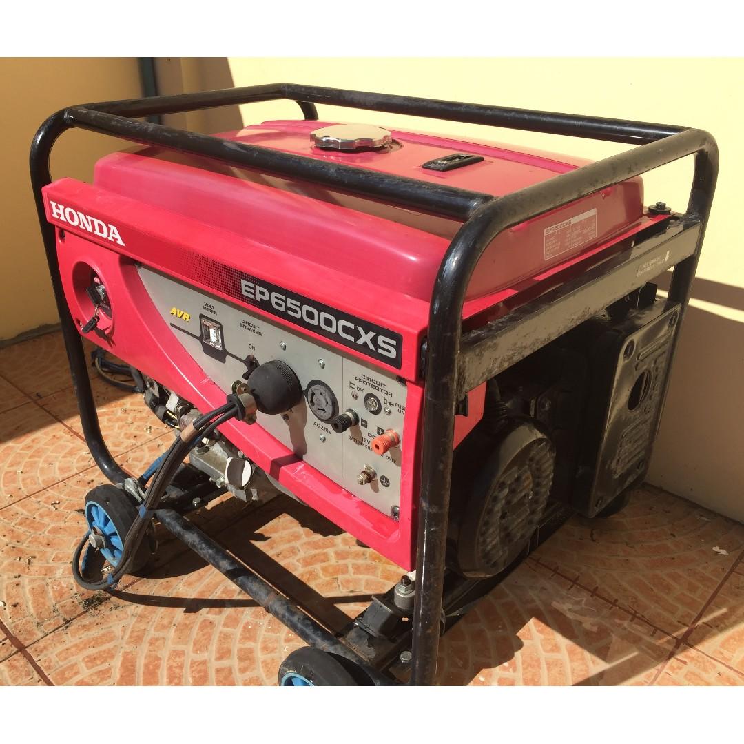 Honda Ep6500cxs Avr Generator Construction Industrial Industrial Equipment On Carousell