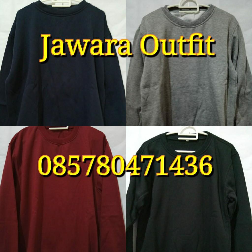 sweater tanpa hoodie