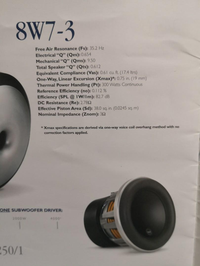 Jl Audio 8w7 8inch Subwoofer Car Accessories Electronics Lights On Carousell Jl Audio 8w7 8inch Subwoofer Car Accessories Electronics Lights On Carousell