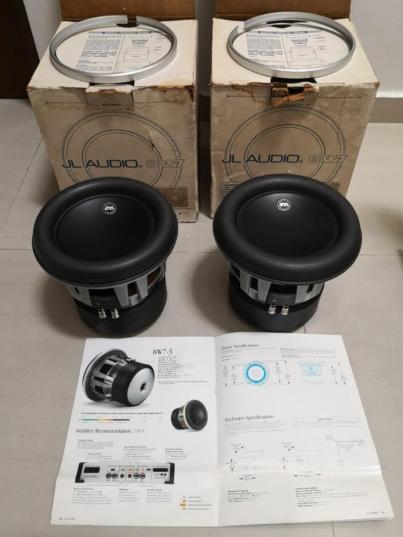 Jl Audio 8w7 8inch Subwoofer Car Accessories Electronics Lights On Carousell