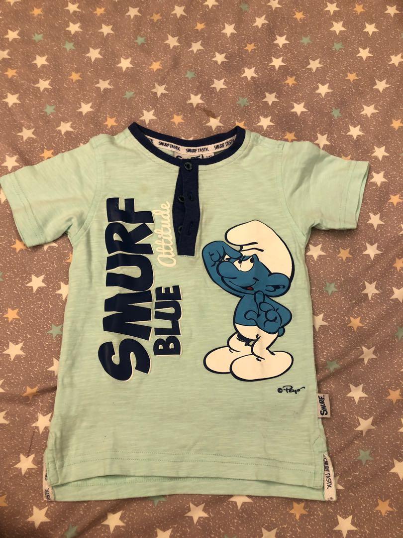 Kaos Smurf Babies Kids Boys Apparel 1 To 3 Years On Carousell