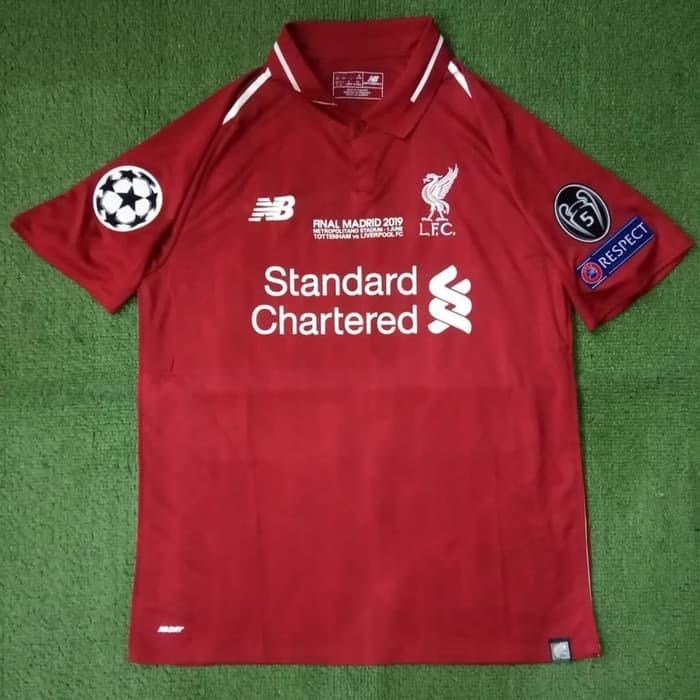 Jersey Liverpool Full Patch Ucl