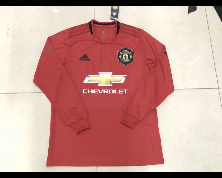 man utd long sleeve jersey