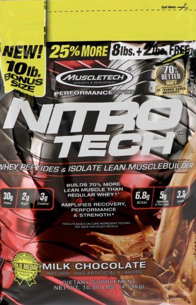 Muscletech Nitrotech 10Lbs, Everything Else On Carousell