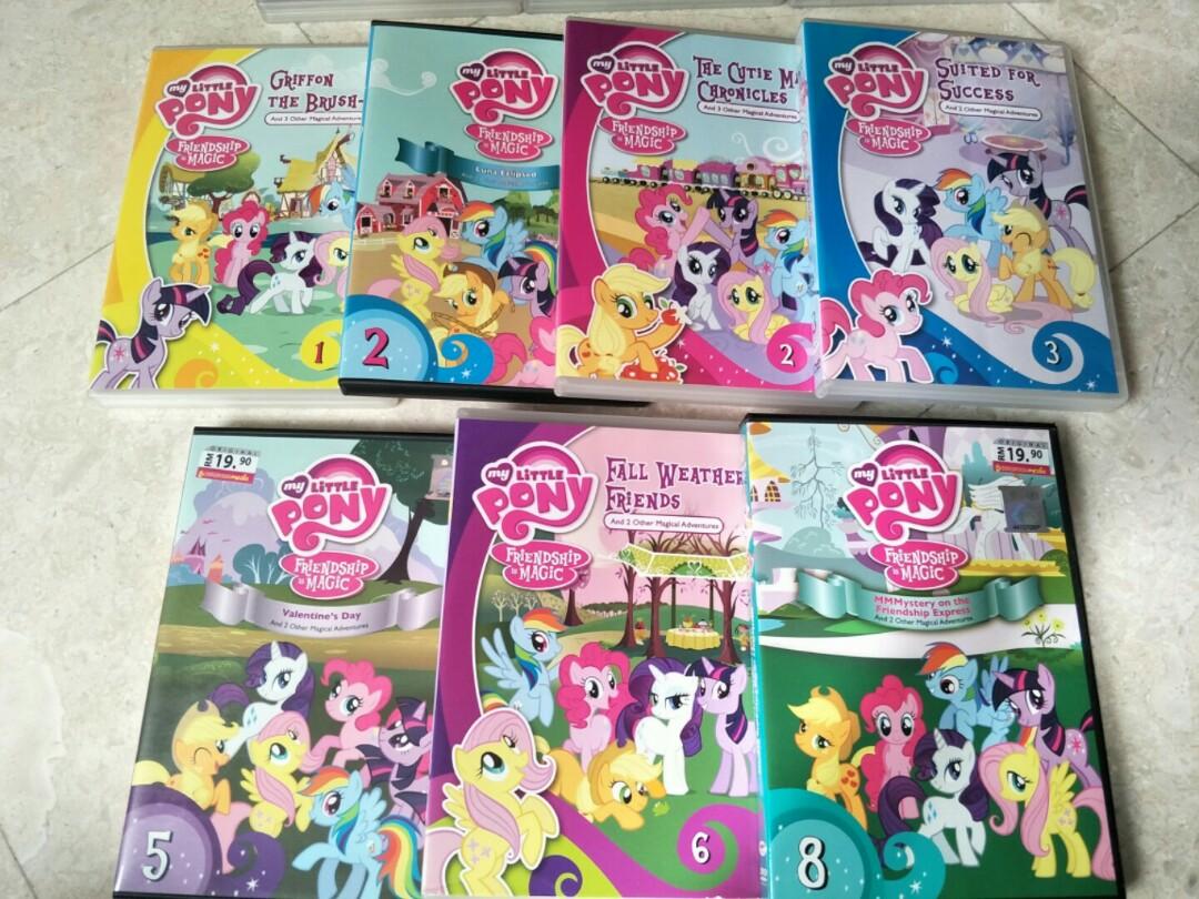 3 VCD for 8 My Little Pony Show, Everything Else on Carousell