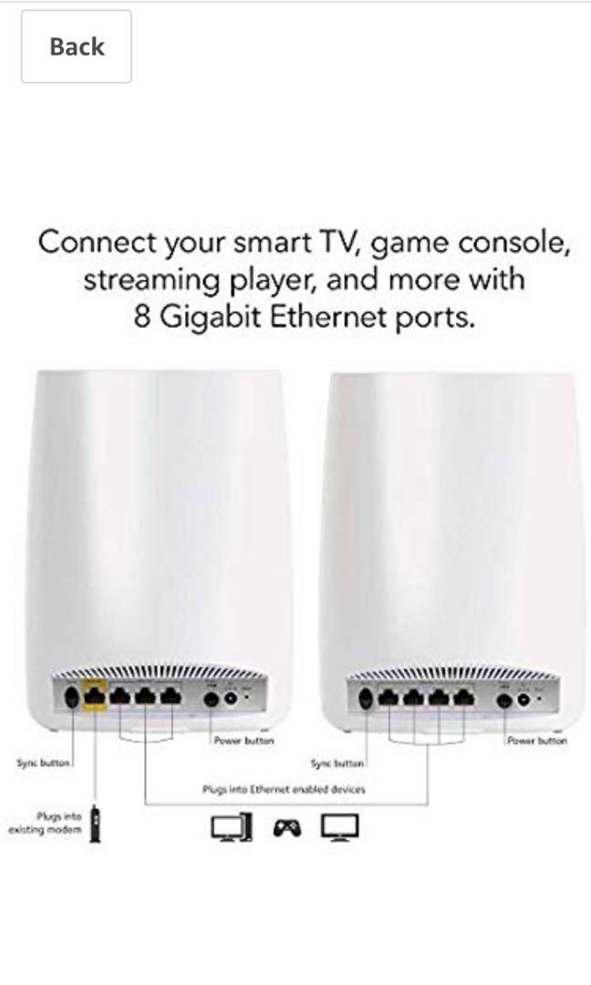 NETGEAR Orbi Ultimate Whole Home Mesh WiFi System (Router + Satellite