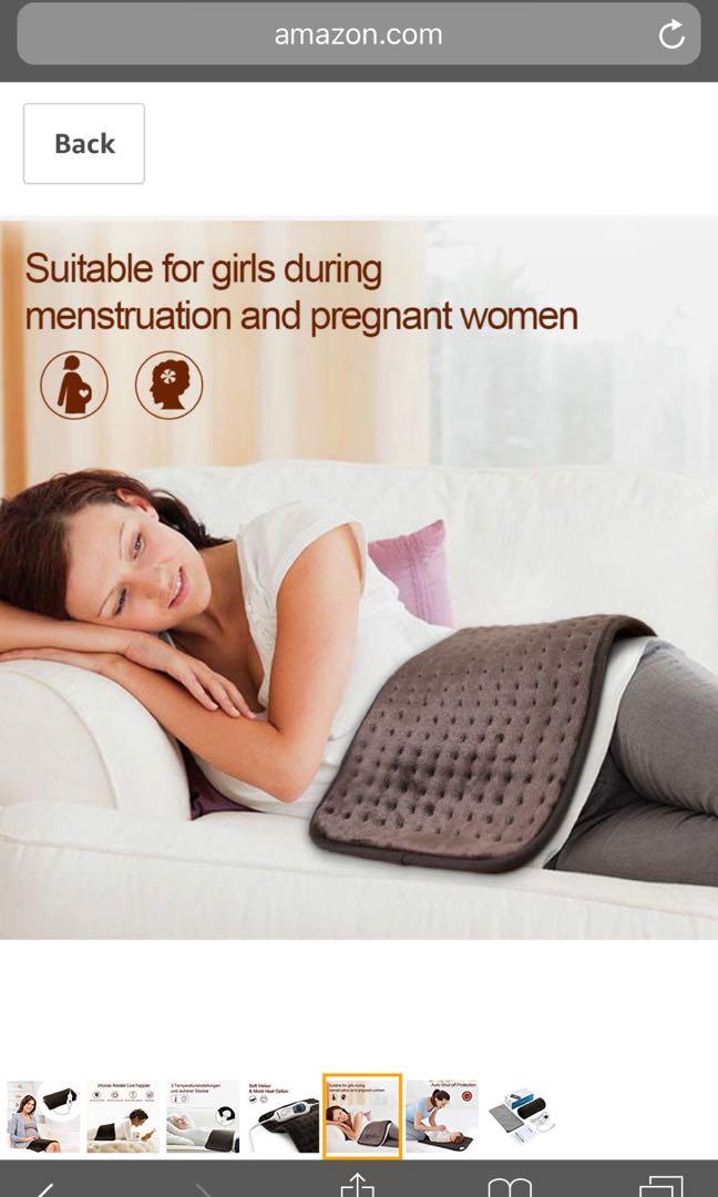 NEW Arealer XL Heating Pad, Safe Electric Heat Pad with Fast Heating