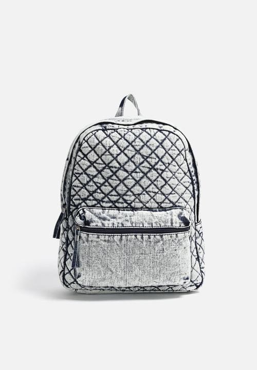 Denim backpack shop new look