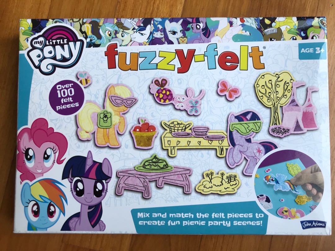 My little pony fuzzy felt hot sale