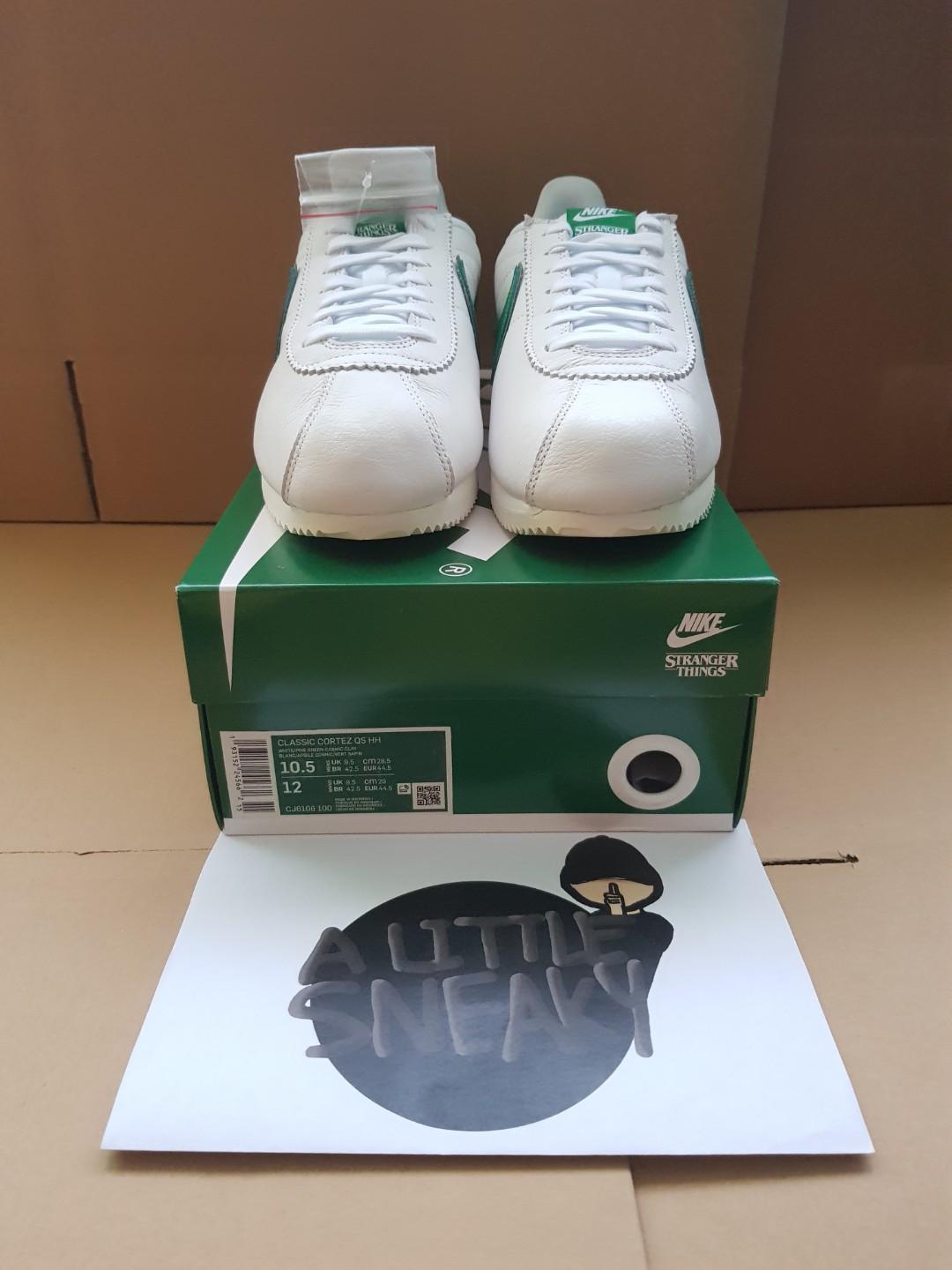 Nike x Stranger Things Cortez Hawkins HS CJ6106 100 UK9.5 US10.5