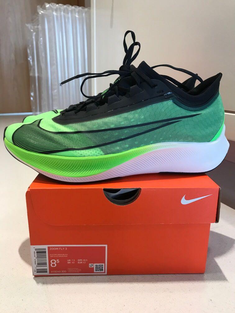 nike zoom fly 3 electric green