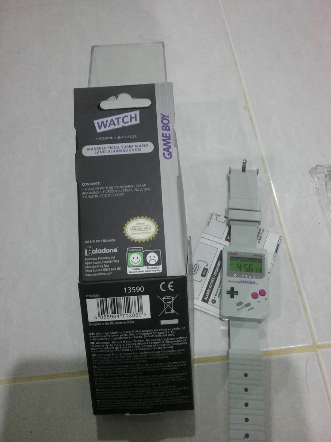 Nintendo Game Boy Watch Men S Fashion Watches On Carousell Nintendo Game Boy Watch Men S Fashion Watches On Carousell