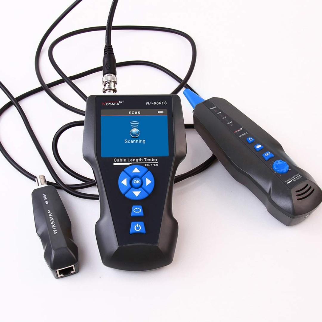 Noyafa NF-8601S TDR Multi-functional LCD Network Cable Tester Tracker ...
