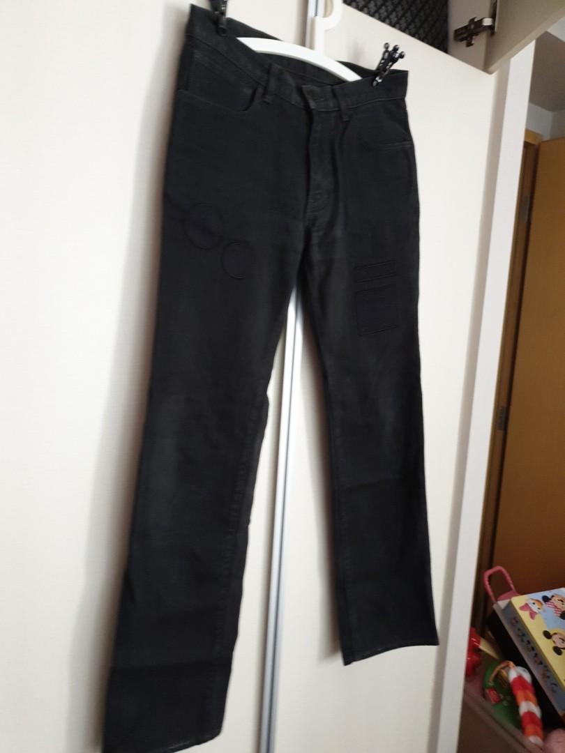 number nine patchwork jeans