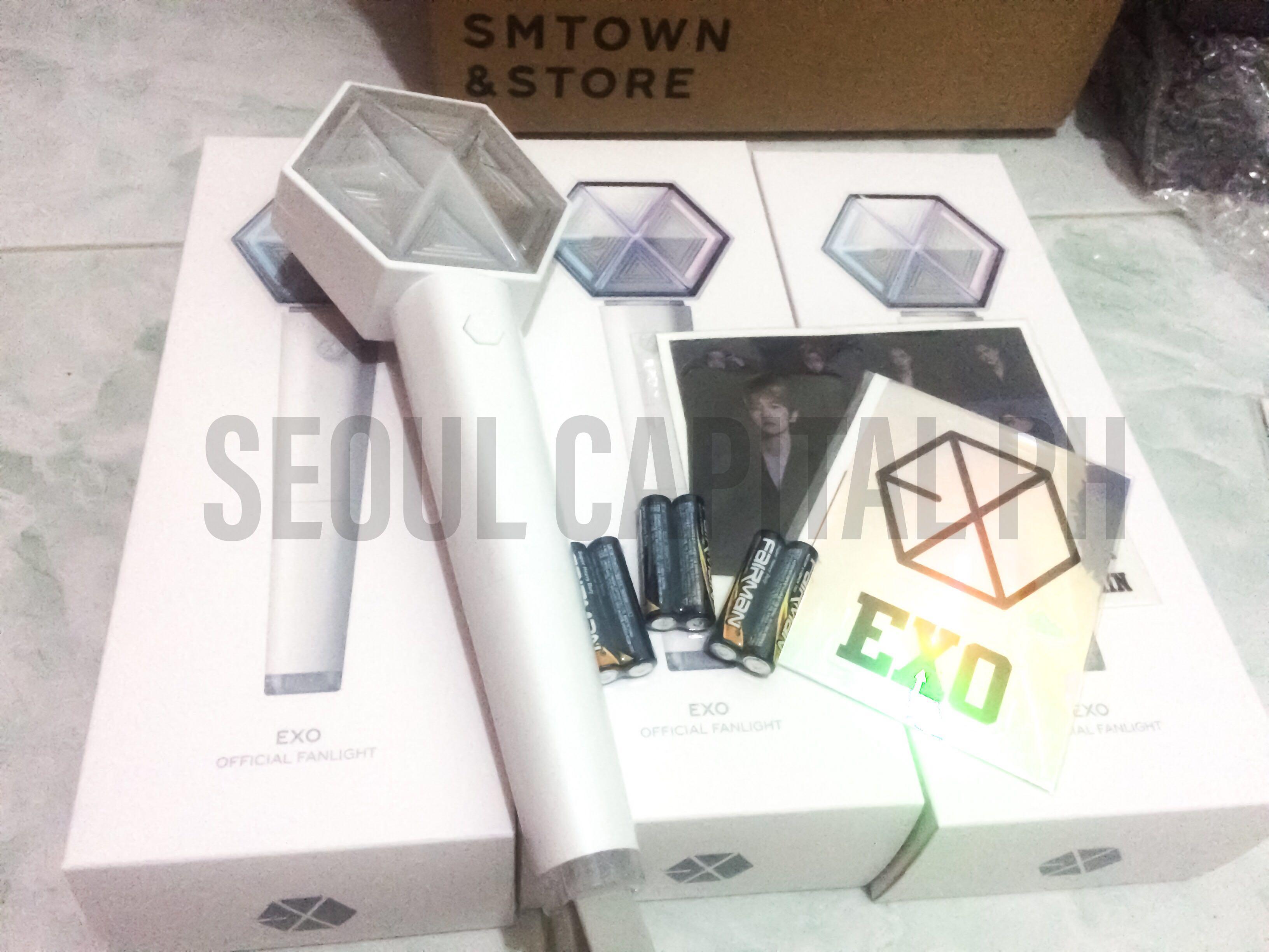 Onhand Exo Official Fanlight Ver 3 Eribong K Wave On Carousell