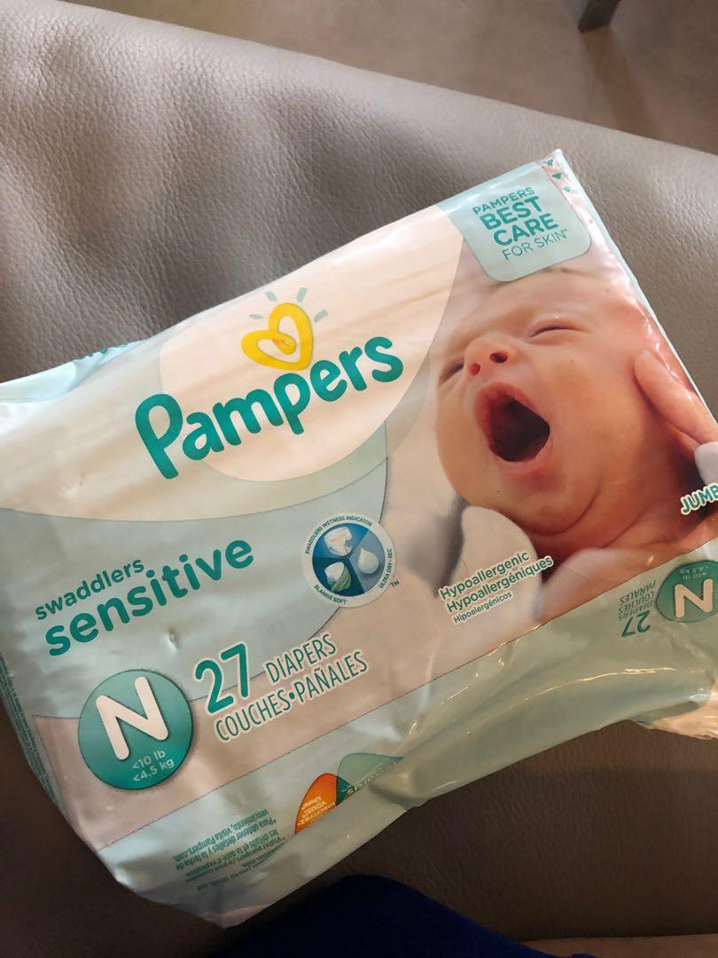 pampers swaddlers sensitive newborn