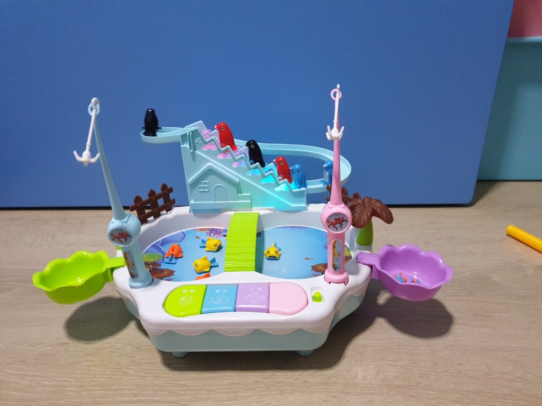 Penguin roller coaster toy sale